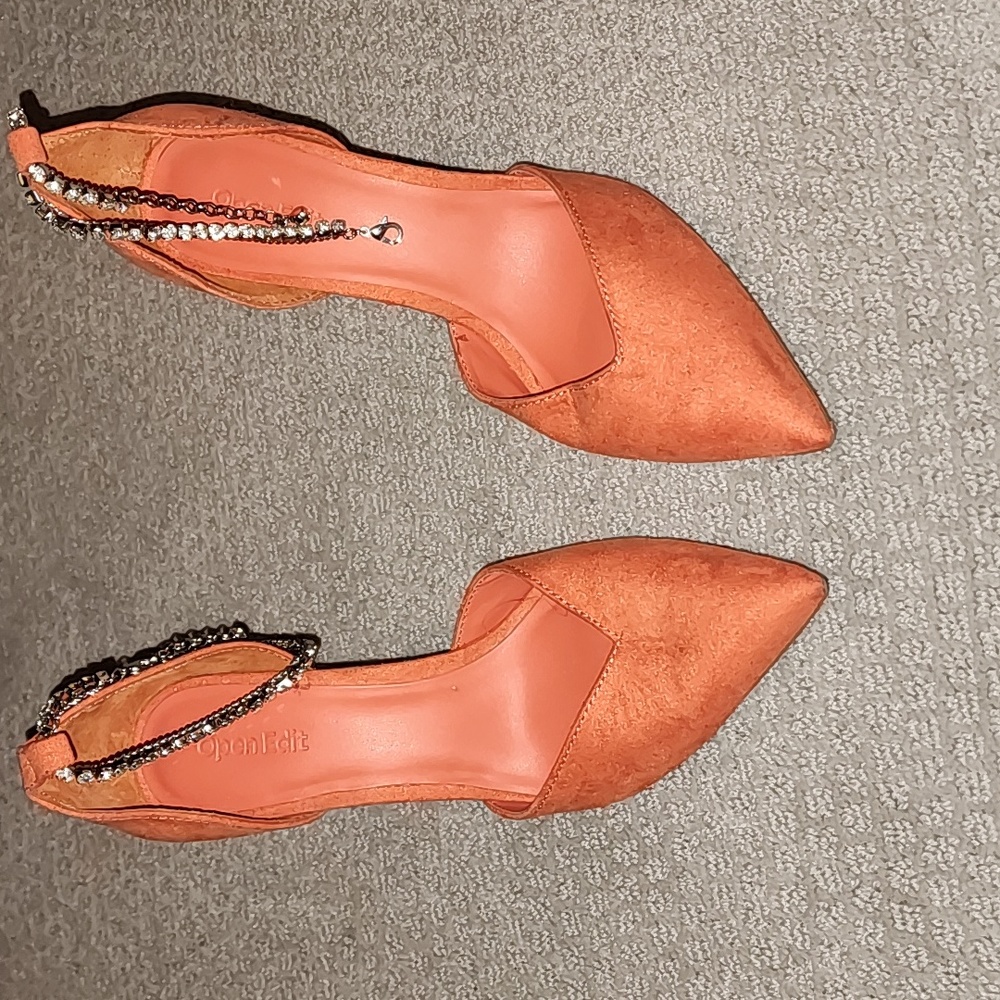 Orange heels
